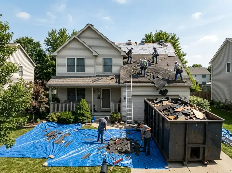 roof-replacement-debris-remova-004 — frequently asked questions, Cheapest Dumpster Rentals in Fultondale, AL